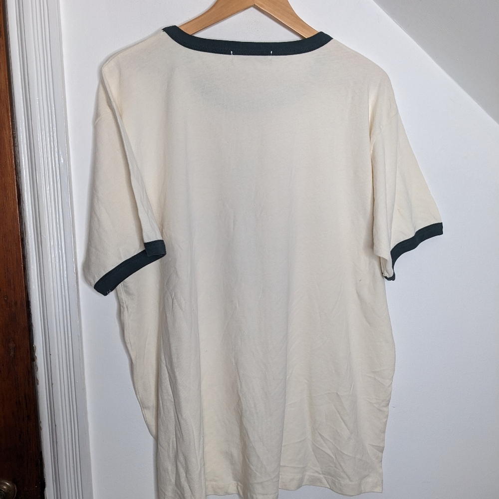 DAYDREAMER Classic Star Graphic Oversized Ringer Tee Stone Vintage Size XL - Picture 3 of 9